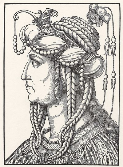 Porträt der Frau von Suleiman dem Prächtigen von Erhard Schon