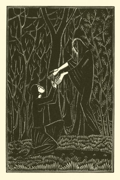 Der Tod und die Dame von Eric Gill