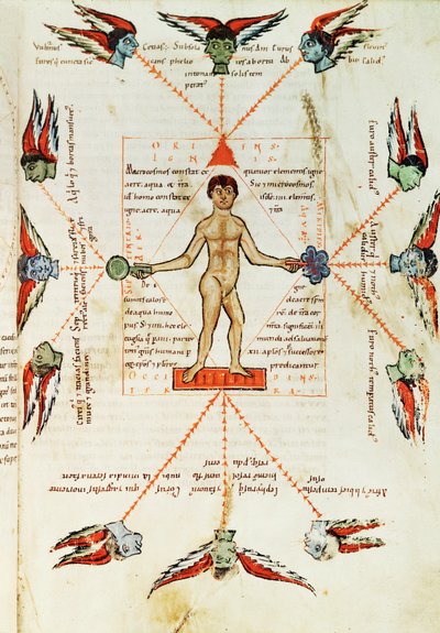 Sammlung von chronologischen und astronomischen Manuskripten, ca. 1180-1200 von Erich Lessing