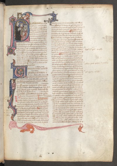 Vollseite: Text und verzierte Initialen von Erich Lessing