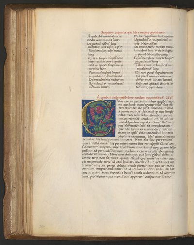 Vollseite: Text mit Initiale 