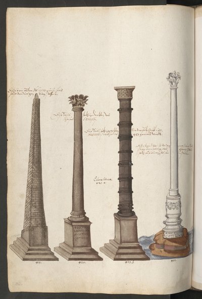 Obelisk und Säulen von Erich Lessing