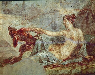 Pan flieht vor einem Hermaphroditen von Erich Lessing