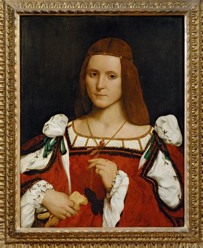 Porträt einer Frau von Erich Lessing