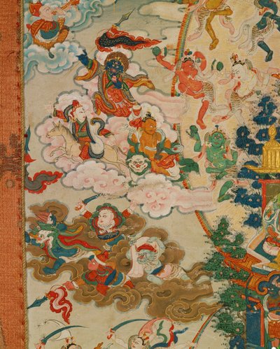 Thangka Zangdog Pelri - Guru Rinpoche auf dem Kupferberg von Erich Lessing