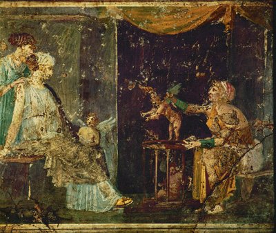 Zwei elegante Damen beim Kuppler von Erich Lessing