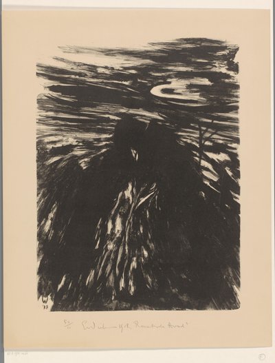 Romantischer Abend von Erich Wichmann (signed by artist)