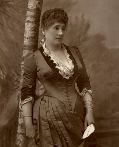 Mrs. John Wood, britische Schauspielerin und Theaterleiterin, 1888 von Ernest Barraud