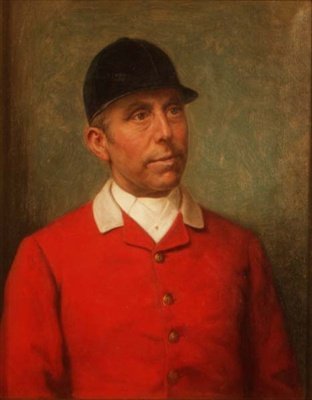 Jäger, vermutlich ein Meister der Pytchley Jagd von Ernest Gustave (attr. to) Girardot