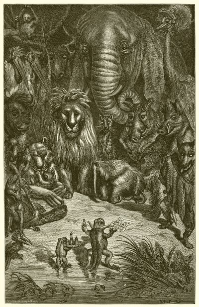 Der Frosch und der Fuchs von Ernest Henry Griset