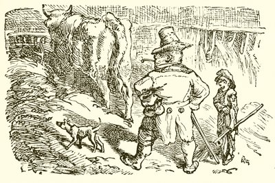 Der Hirsch im Ochsenstall von Ernest Henry Griset