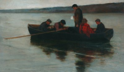 Eine Kinderbeerdigung in den Highlands, 1896 von Ernest Leopold Sichel
