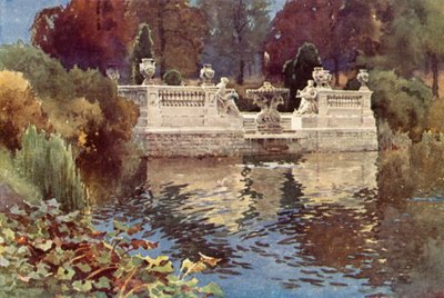 Lancaster Gate Fountain, Kensington Gardens von Ernest William Haslehust