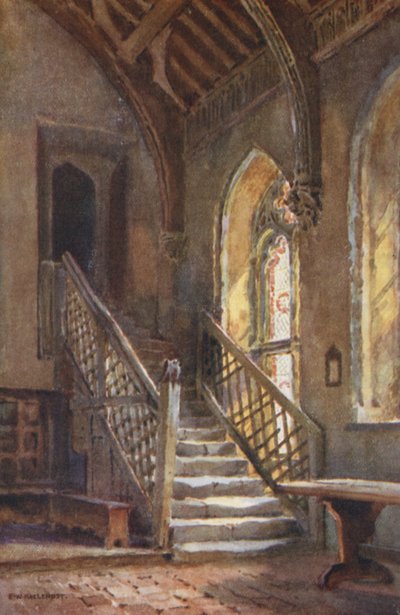 Die Halle der Brüder, St. Cross von Ernest William Haslehust