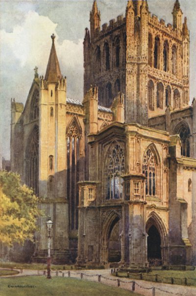 Die Kathedrale von Nordwesten von Ernest William Haslehust