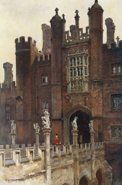 Das große Torhaus, West-Eingang von Ernest William Haslehust