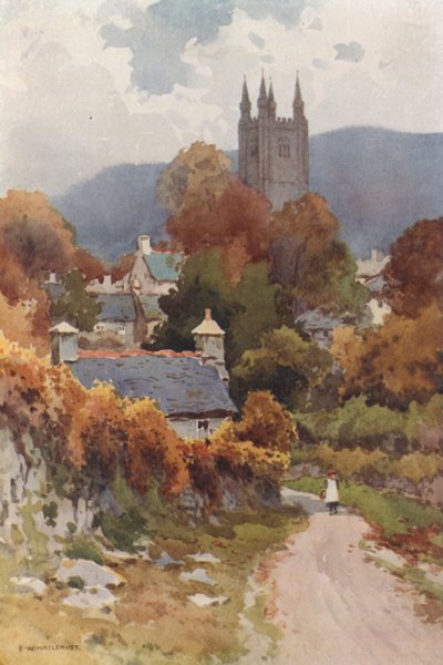 Widecombe auf dem Moor von Ernest William Haslehust
