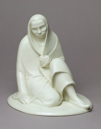 Sitzendes Mädchen, 1907-08 von Ernst Barlach