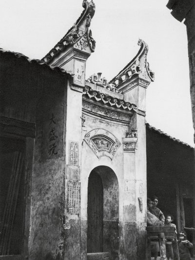 Hunan, Hauseingang von Ernst Boerschmann