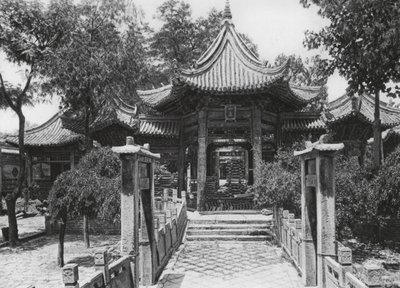 Sianfu, Li pai sze, Shensi, Hauptgericht der Großen Moschee von Ernst Boerschmann