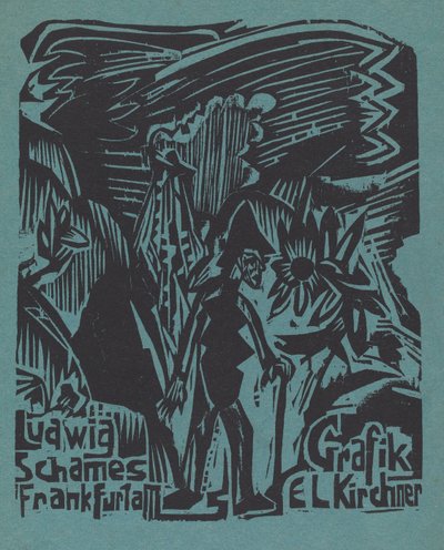 Ludwig Schames Frankfurt a. M. Grafik E. L. Kirchner Ludwig Schames Frankfurt a. M..., 1919-1920 von Ernst Ludwig Kirchner