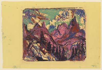 Berge von Ernst Ludwig Kirchner