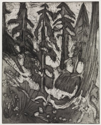Bergwald von Ernst Ludwig Kirchner