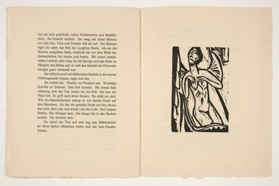 Das Stiftsfräulein und der Tod. Illustrationen zu einem Roman von Alfred Döblin von Ernst Ludwig Kirchner