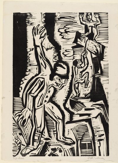 Die Bergsteiger von Ernst Ludwig Kirchner