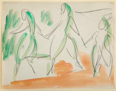 Drei Tänzerinnen von Ernst Ludwig Kirchner