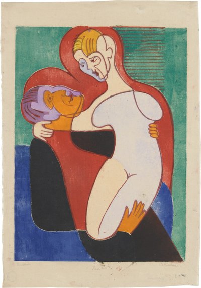 Elisabeth und Julius Hembus (Liebespaar; Die Hembusse) von Ernst Ludwig Kirchner