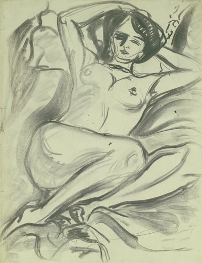 Liegender Akt (Isabella) von Ernst Ludwig Kirchner