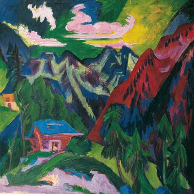 Die Klosters Berge von Ernst Ludwig Kirchner