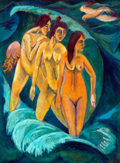 Drei Badende von Ernst Ludwig Kirchner