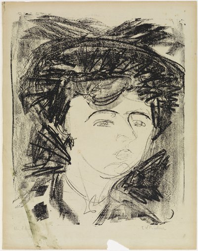 Visionärer Kopf von Ernst Ludwig Kirchner