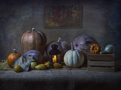 Herbsternte Kürbisse von Esteban Rios