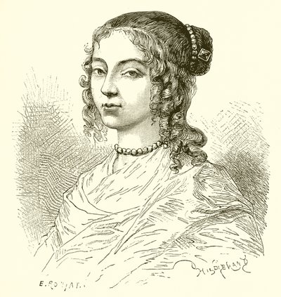 Henrietta von England, Schwester von König Karl II. von Etienne Antoine Eugene Ronjat