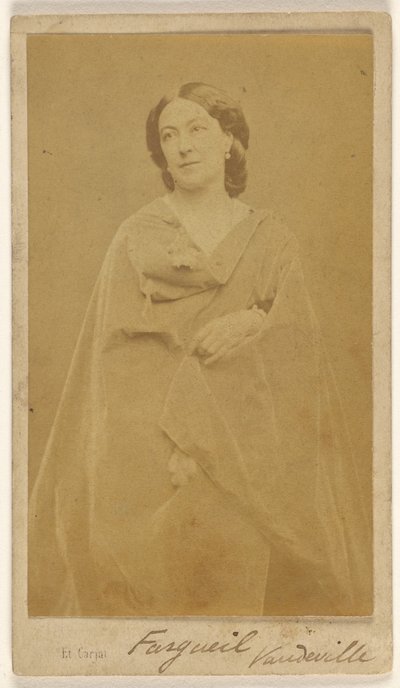 Anais Fargueil, Vaudeville von Etienne Carjat