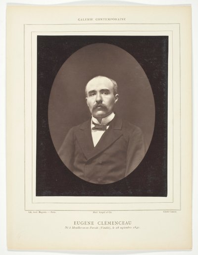 Eugène Clémenceau von Etienne Carjat