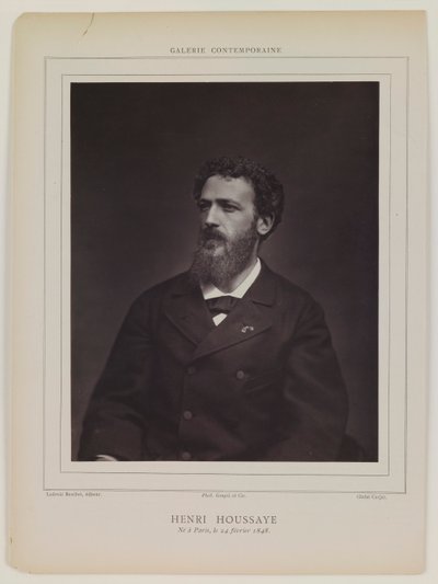 Henri Houssaye von Etienne Carjat