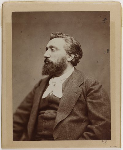 Léon Gambetta (1838-1882), Anwalt und Politiker. von Etienne Carjat