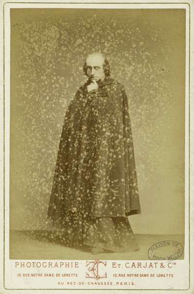 Monti in der Rolle des Claude Frollo von Etienne Carjat