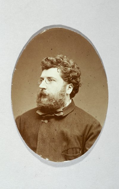 Porträt von Georges Bizet (1838-1875), Komponist. von Etienne Carjat