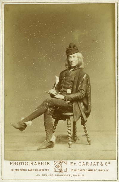 Richard in der Rolle des Gringoire von Etienne Carjat