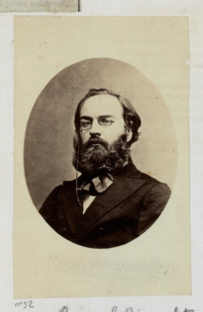 Rigault Raoul Adolf Georges (1846-1871). Journalist und Politiker, er wird zum Polizeipräfekten ernannt (20. März 1871), zur Kommission für allgemeine Sicherheit (29. März 1871). In dieser Funktion nimmt er sich die Macht, indem er seine Gegner unterdrückt von Etienne Carjat