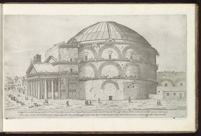 Pantheon in Rom von Etienne Duperac