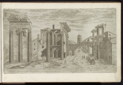 Ruinen auf dem Forum von Nerva von Etienne Duperac