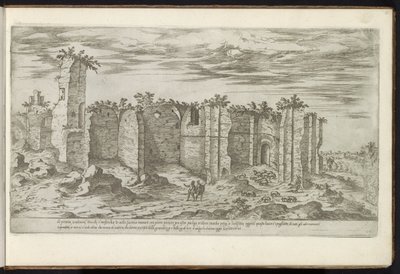 Ruinen der Caracalla-Thermen in Rom von Etienne Duperac