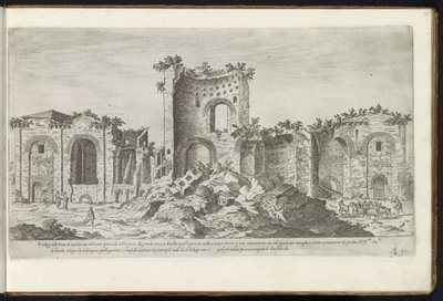 Thermen des Konstantin in Rom (Bouwwerken uit de oudheid) von Etienne Duperac