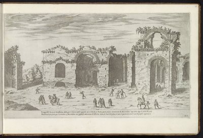 Thermen des Diokletian in Rom von Etienne Duperac